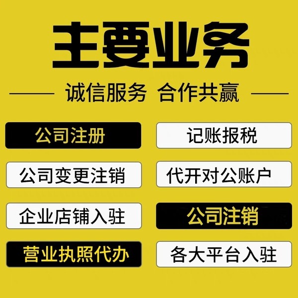 雅安公司注册 注册公司代理 靠谱的财税公司